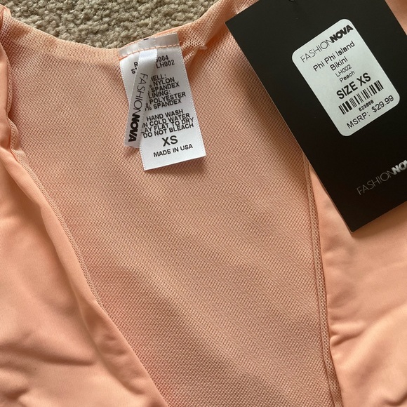 Peach Bikini Top - Picture 2 of 4